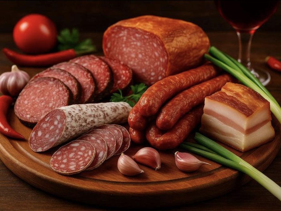 Planche de charcuterie roumaine