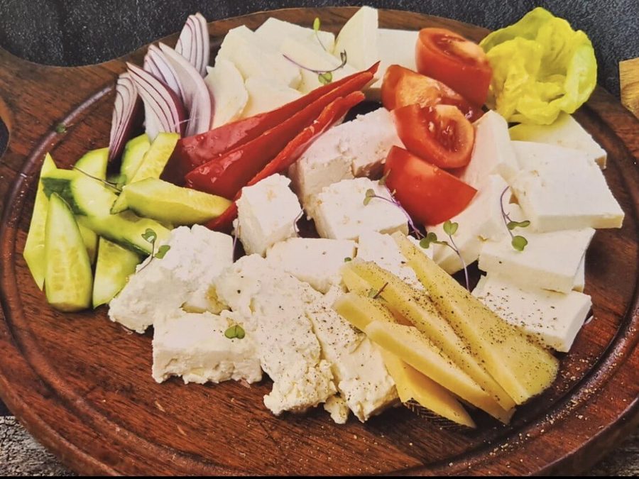 Plateau de fromages roumains